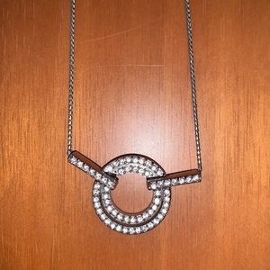 Swarovski Crystal Circle Necklace